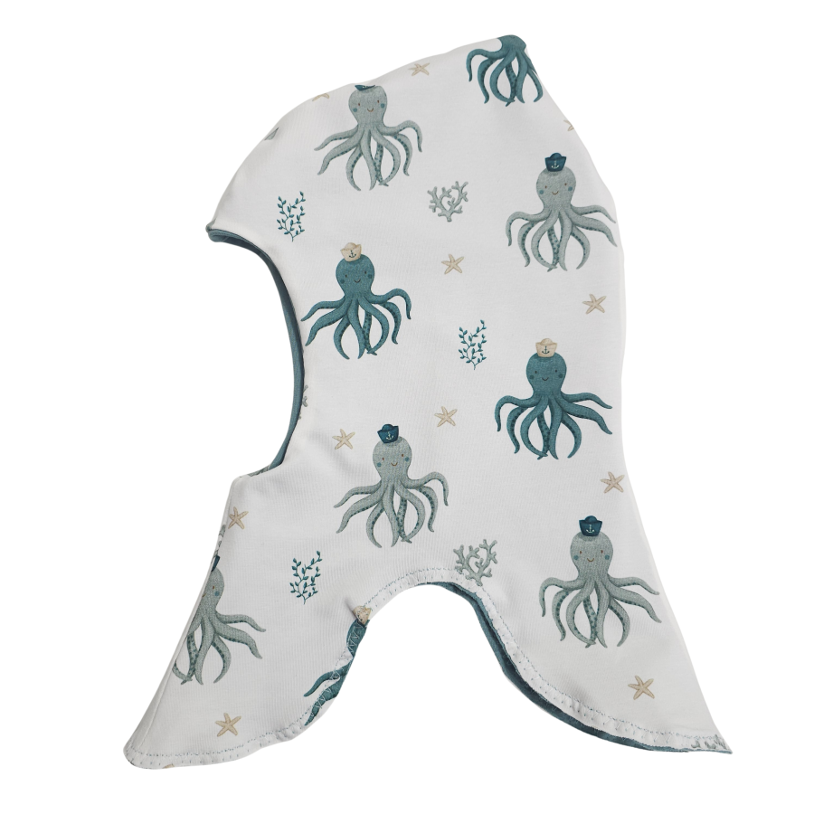 Schlupfmütze Küstenkind Oktopus (innen mint)